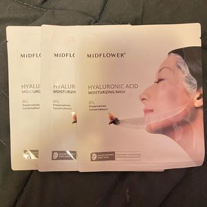 Midflower hyalueonic masks